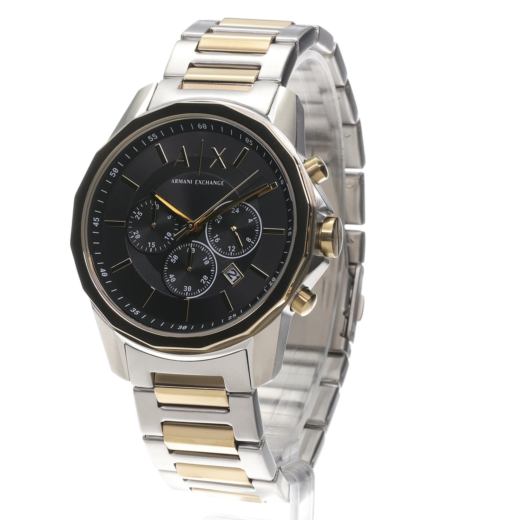 Armani Exchange AX7148SET BANKS GIFT SET Fashion fashion-modowy zegarek srebrny