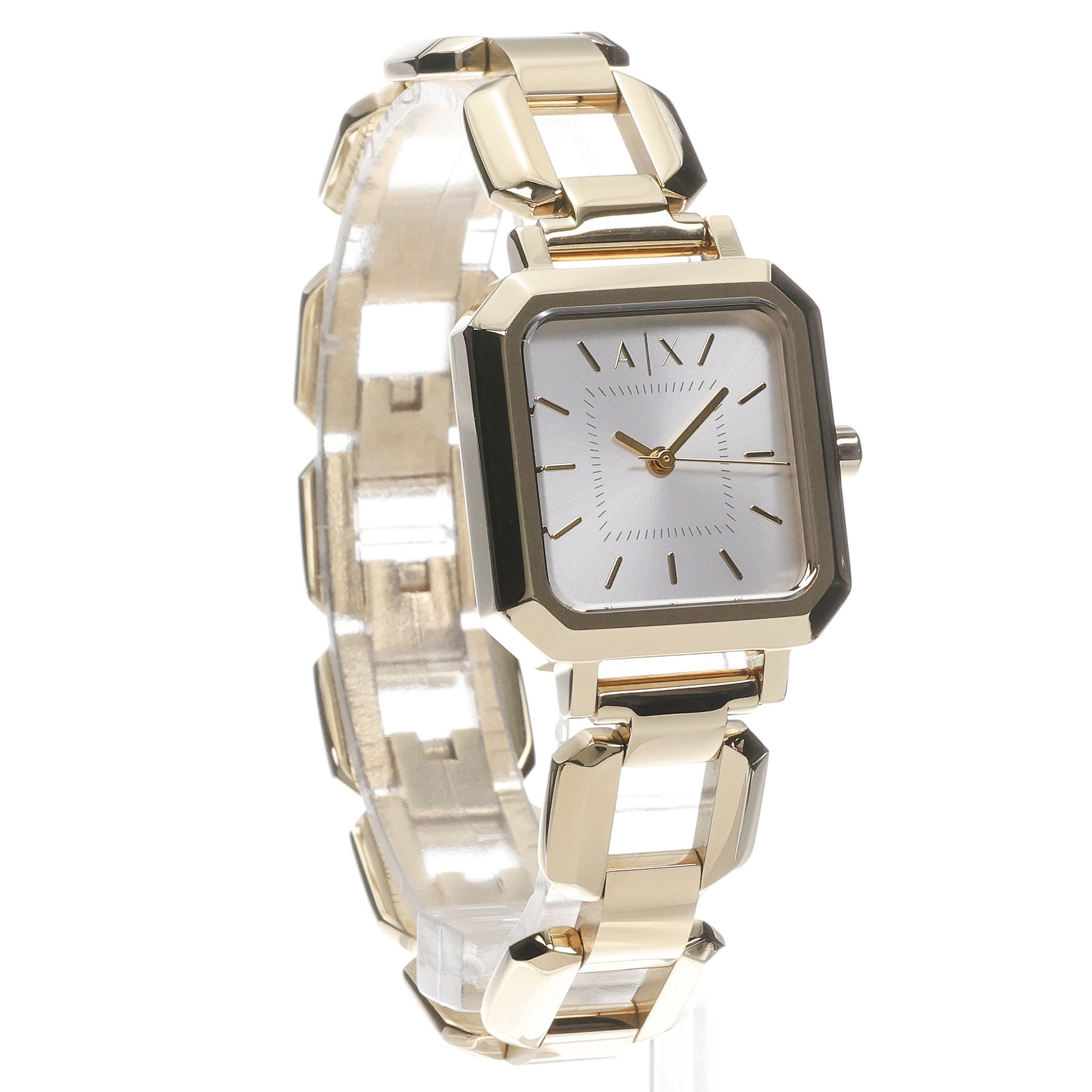 Armani Exchange AX7186SET zegarek złoty fashion-modowy Armani Exchange bransoleta - miniatura 3