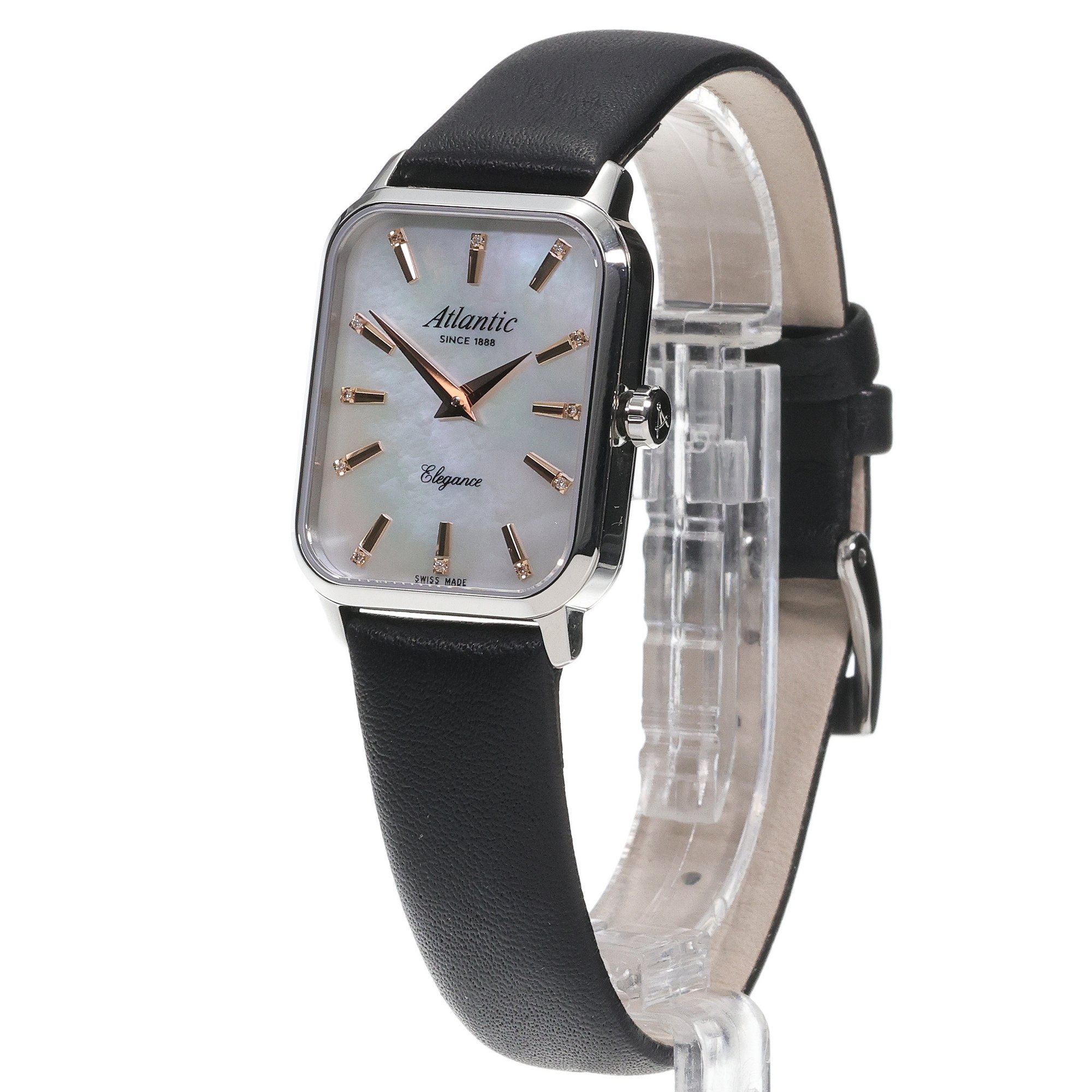 Atlantic 300404109RL Elegance Belle Elegance elegancki zegarek srebrny