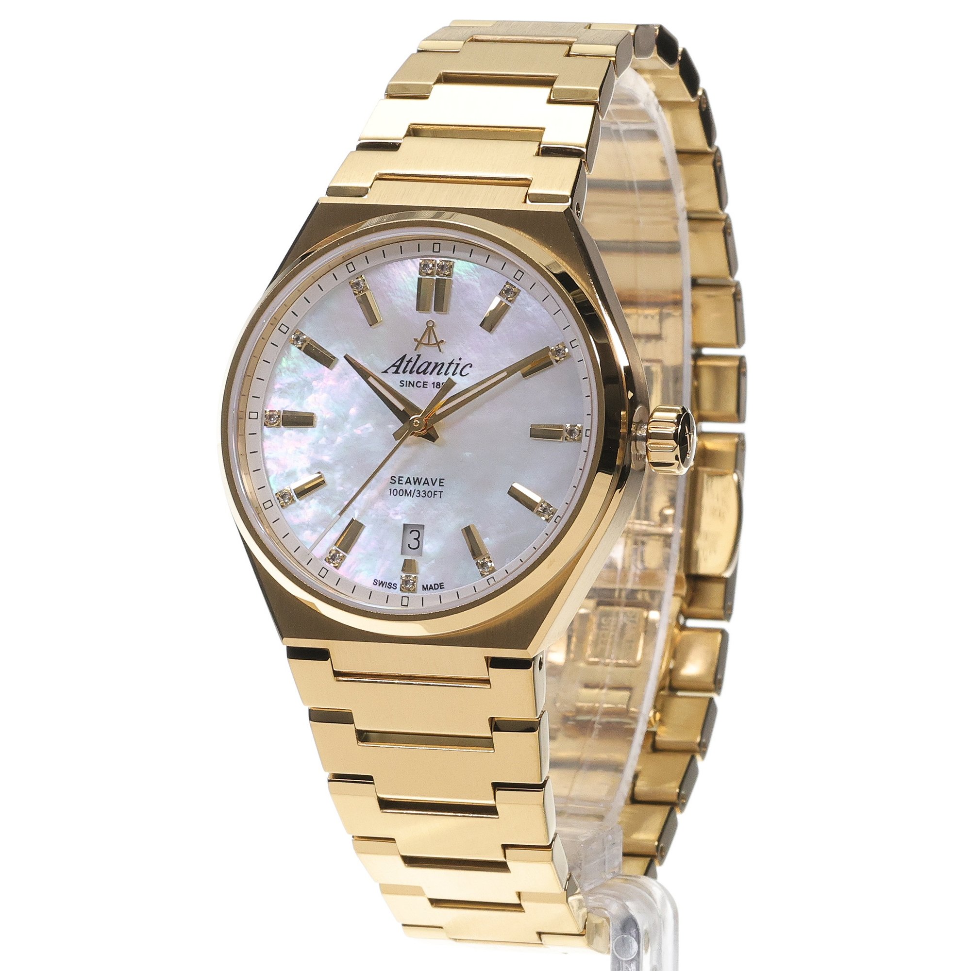 Atlantic 393654501 zegarek damski elegancki Seawave bransoleta
