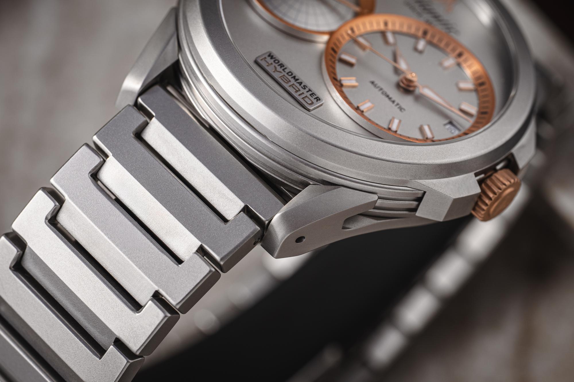 Atlantic 507554129 Worldmaster Hybrid Automatic Quartz Limited Edition Worldmaster klasyczny zegarek srebrny