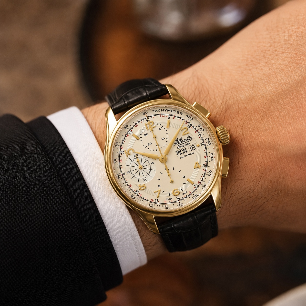 Atlantic 558534535 Worldmaster Prestige Valjoux Limited Edition 2026 zegarek elegancki Worldmaster