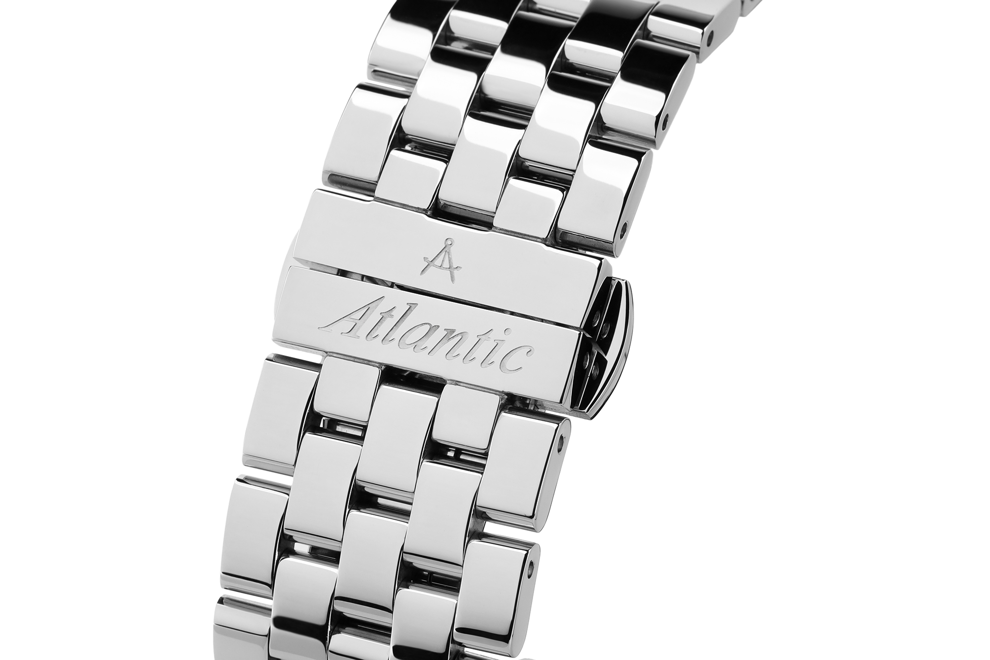 Atlantic 563574151 zegarek srebrny klasyczny Seaport bransoleta