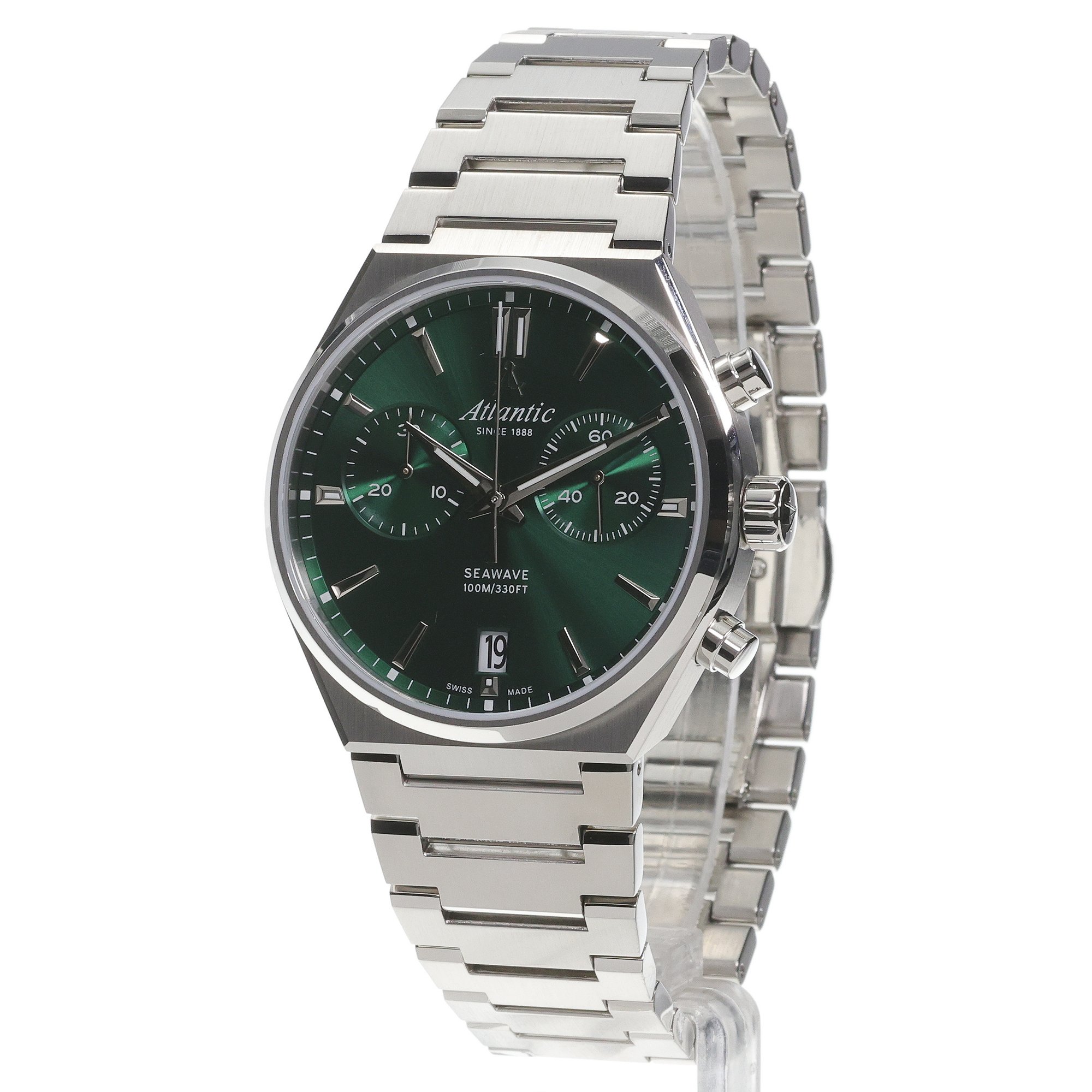 Atlantic 584664171 Seawave Chrono Seawave klasyczny zegarek srebrny - miniatura 2