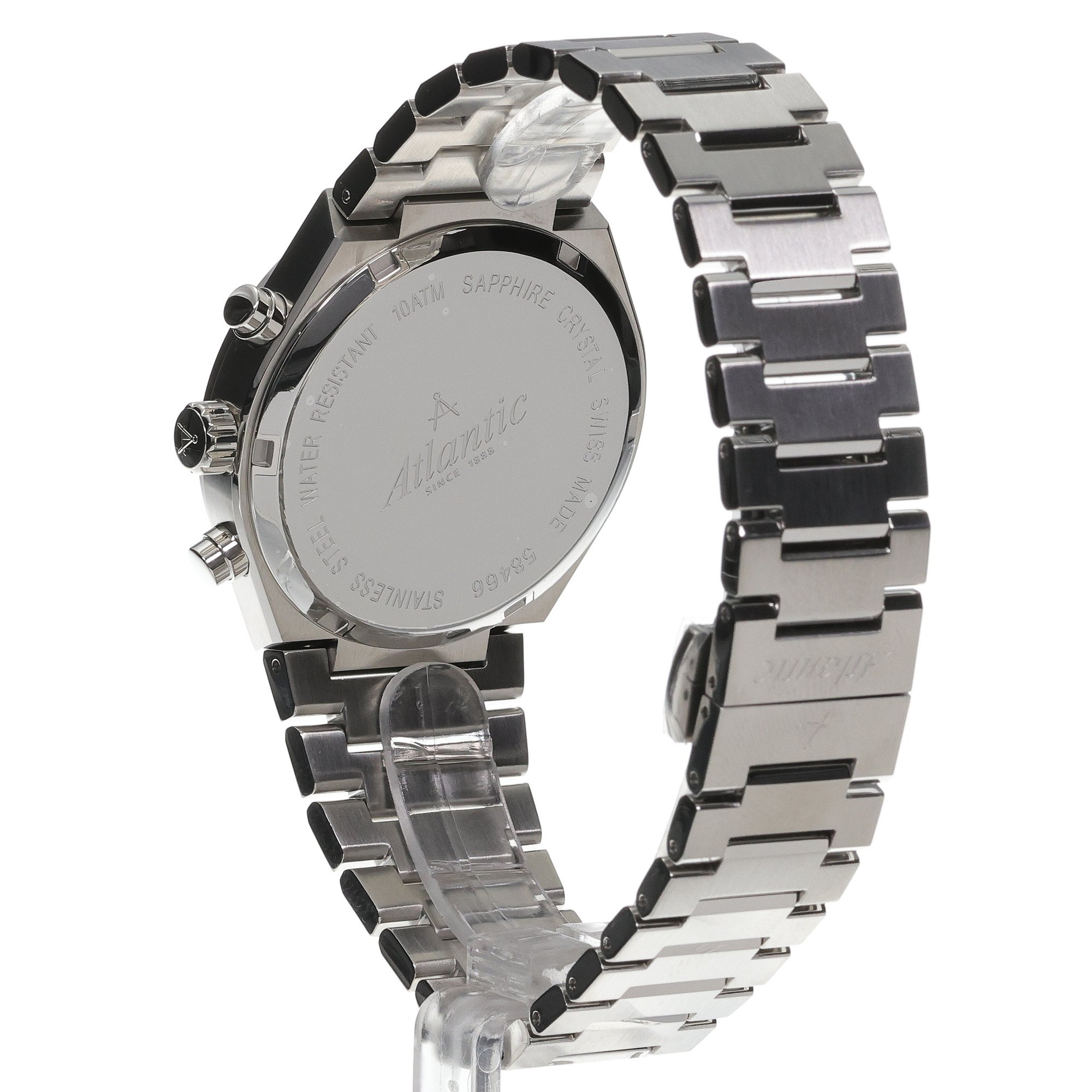 Atlantic 584664171 Seawave Seawave Chrono zegarek męski klasyczny szafirowe - miniatura 4