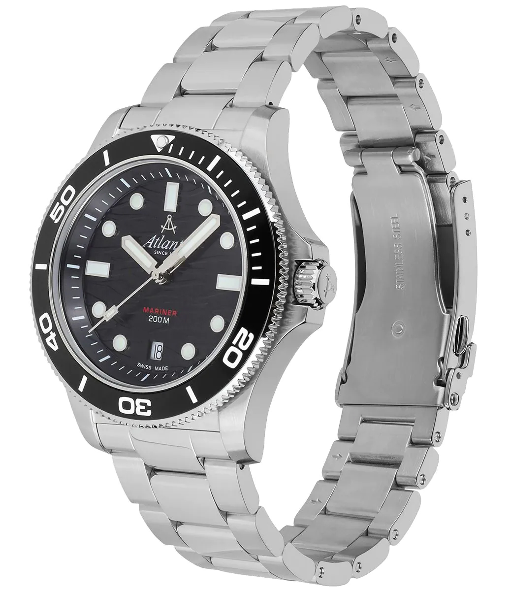 Atlantic 813764169 zegarek męski typudiver Mariner bransoleta