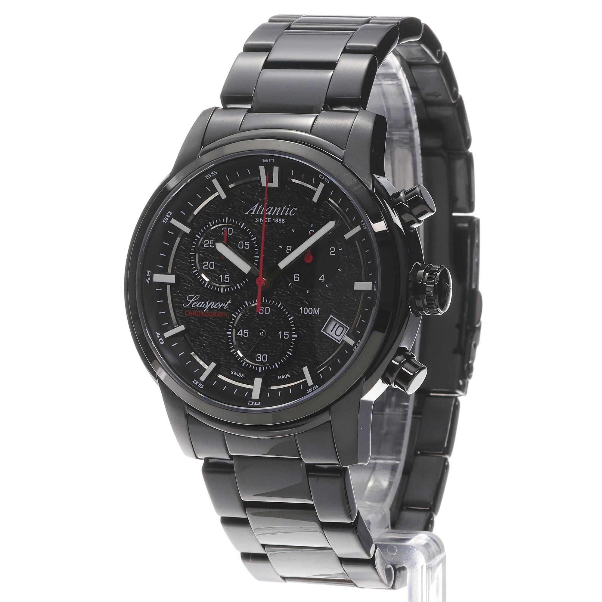 Atlantic 874664661BK Seasport Chronograph zegarek sportowy Seasport