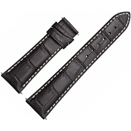 Aviator Pasek Douglas Day Date V320 22 mm - Brązowy z białym p bez kl - zdjęcie 1