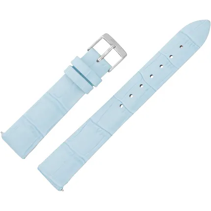 Aviator Pasek Ladies Moonflight Skóra V1330 16 mm - Jasny niebieski błyszcząca kl - zdjęcie 1
