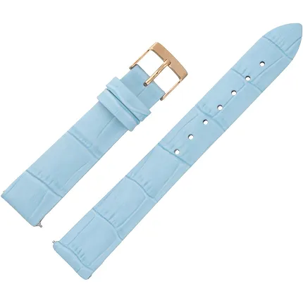 Aviator Pasek Ladies Moonflight Skóra V1332 16 mm - Jasny niebieski różowa kl - zdjęcie 1