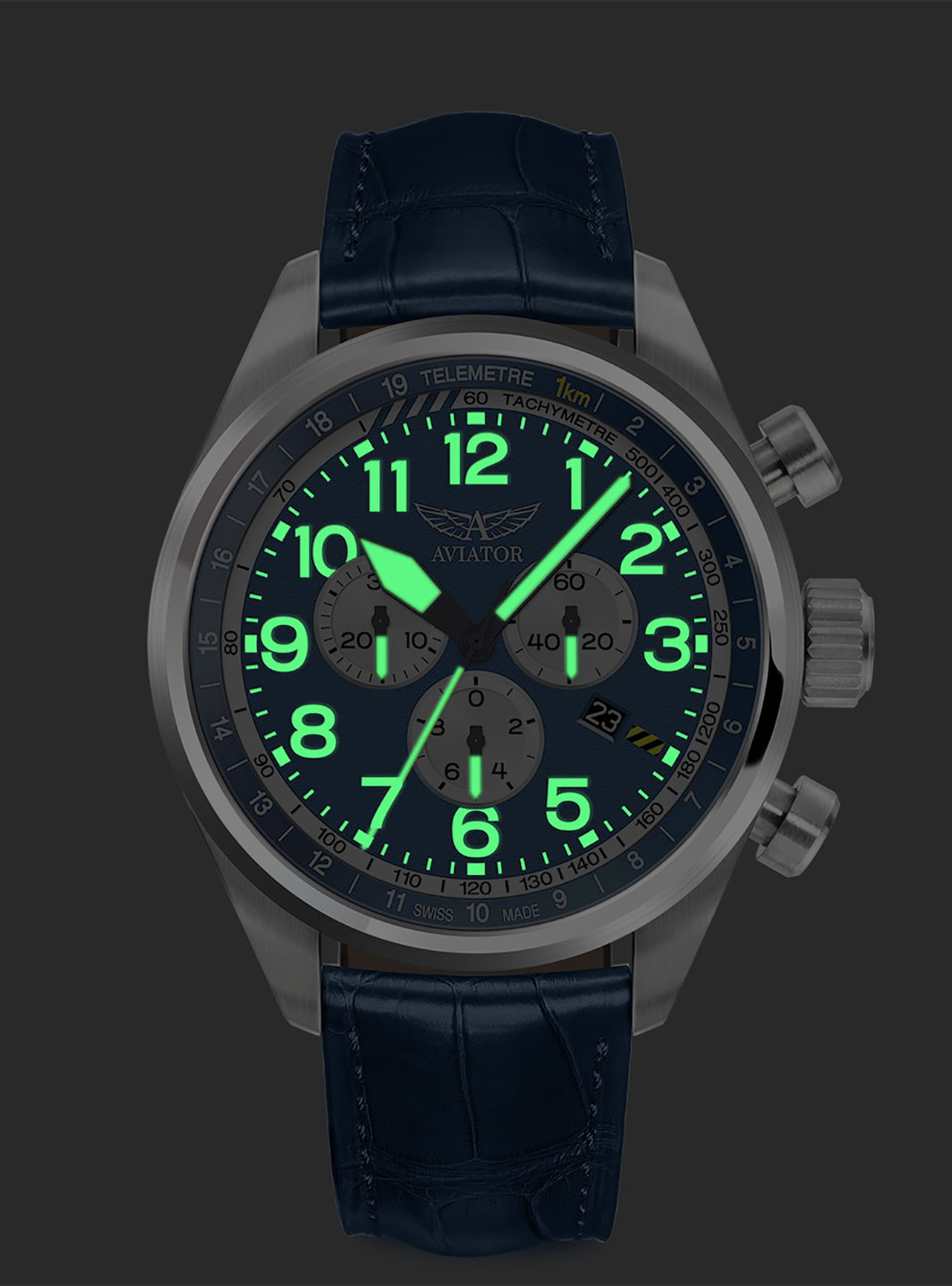 Aviator V.2.25.0.170.4 zegarek Airacobra z chronograf