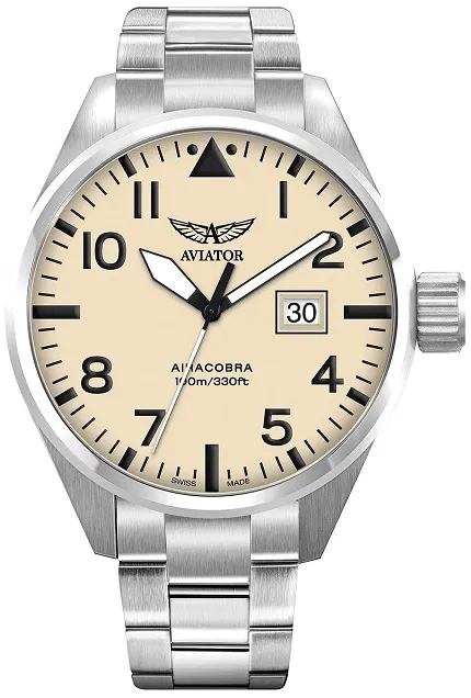 Aviator V12201905 Airacobra AIRACOBRA P42 BIG DATE Quartz
