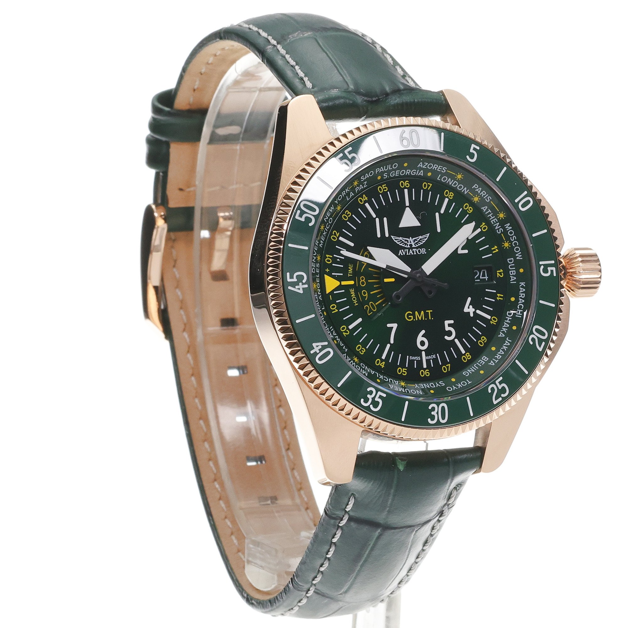 Aviator V13723094 męski zegarek Airacobra pasek - miniatura 3