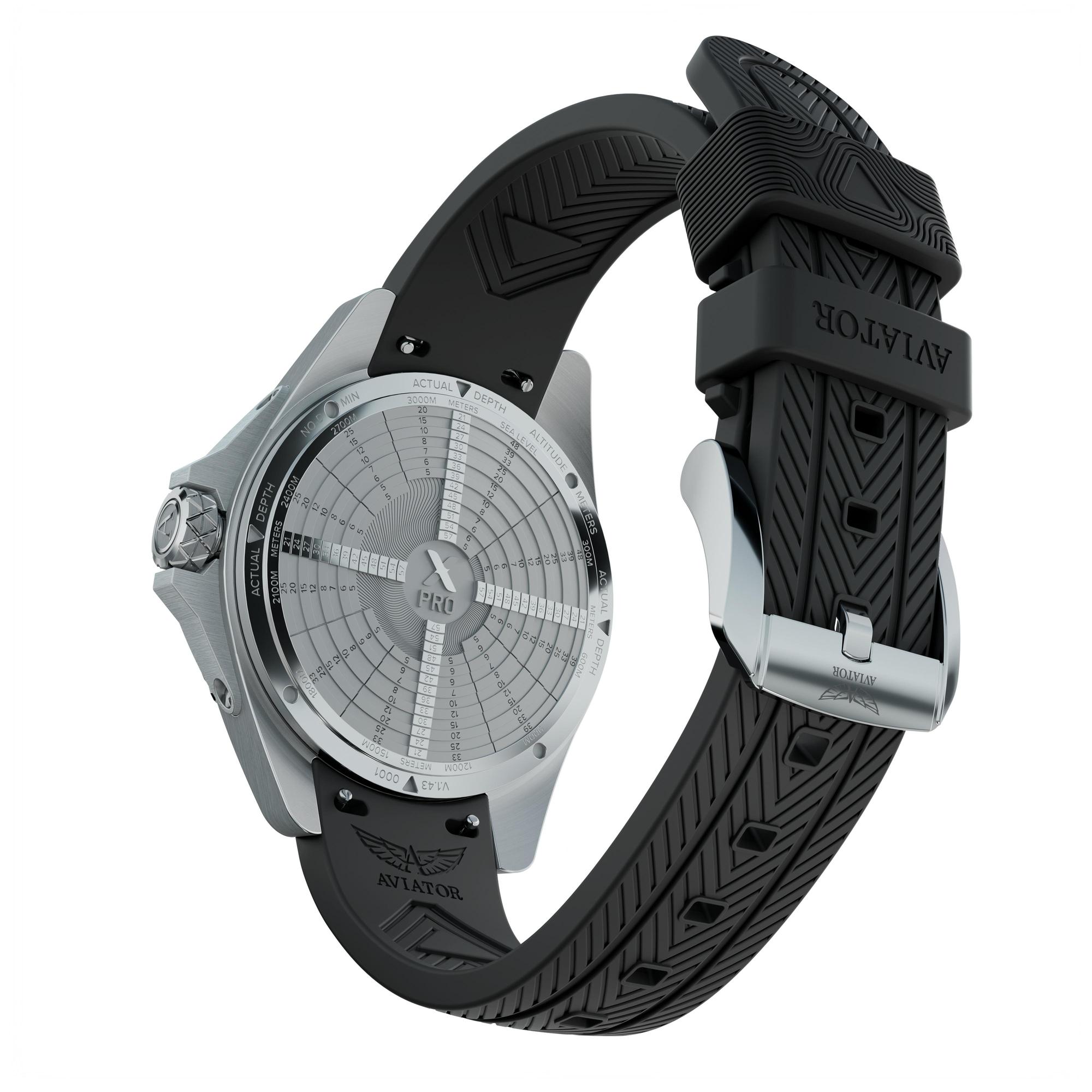 Aviator V14203766 męski zegarek pasek