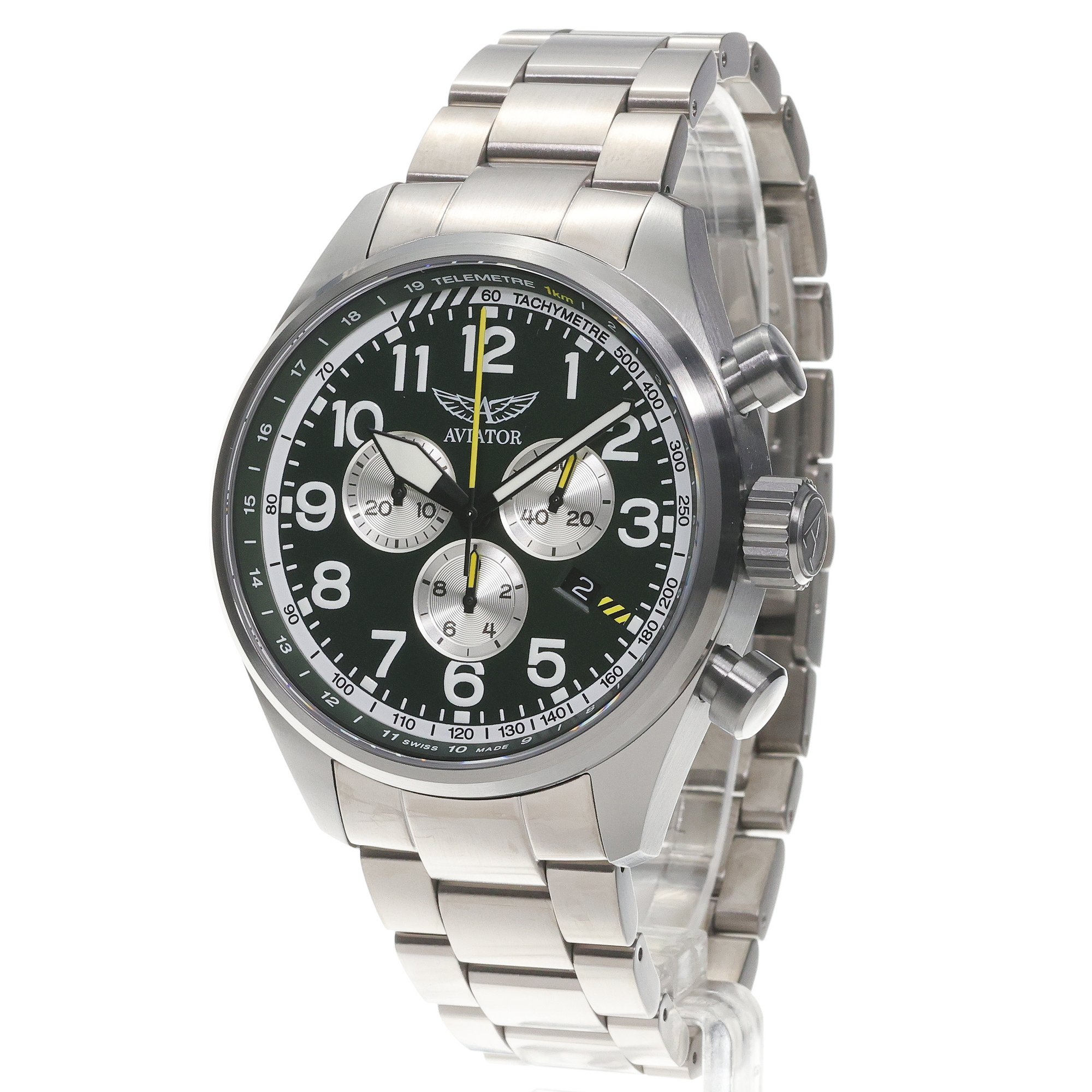 Aviator V22571715 AIRACOBRA P45 CHRONO zegarek klasyczny Airacobra