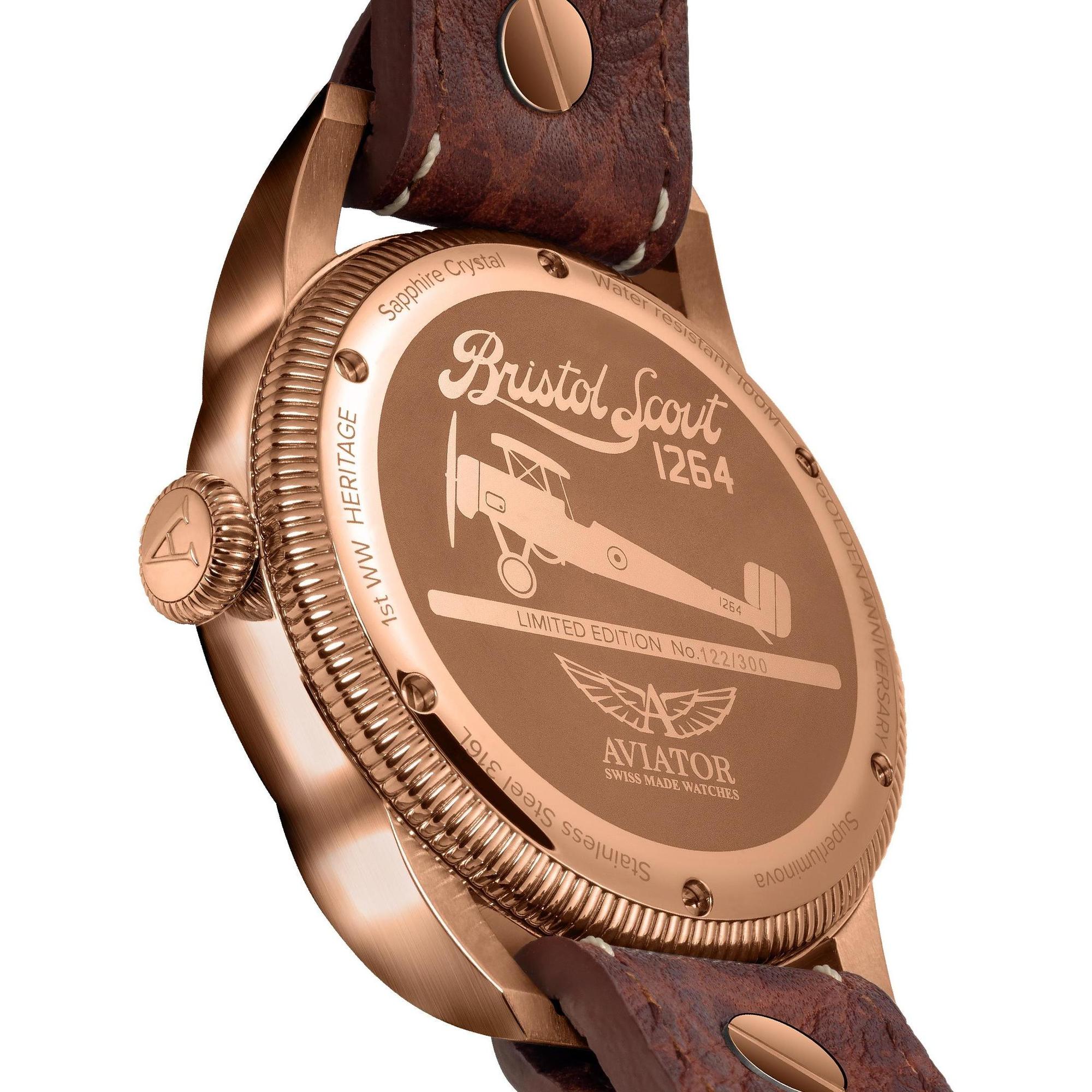 Aviator V31883144 zegarek męski Bristol - miniatura 2