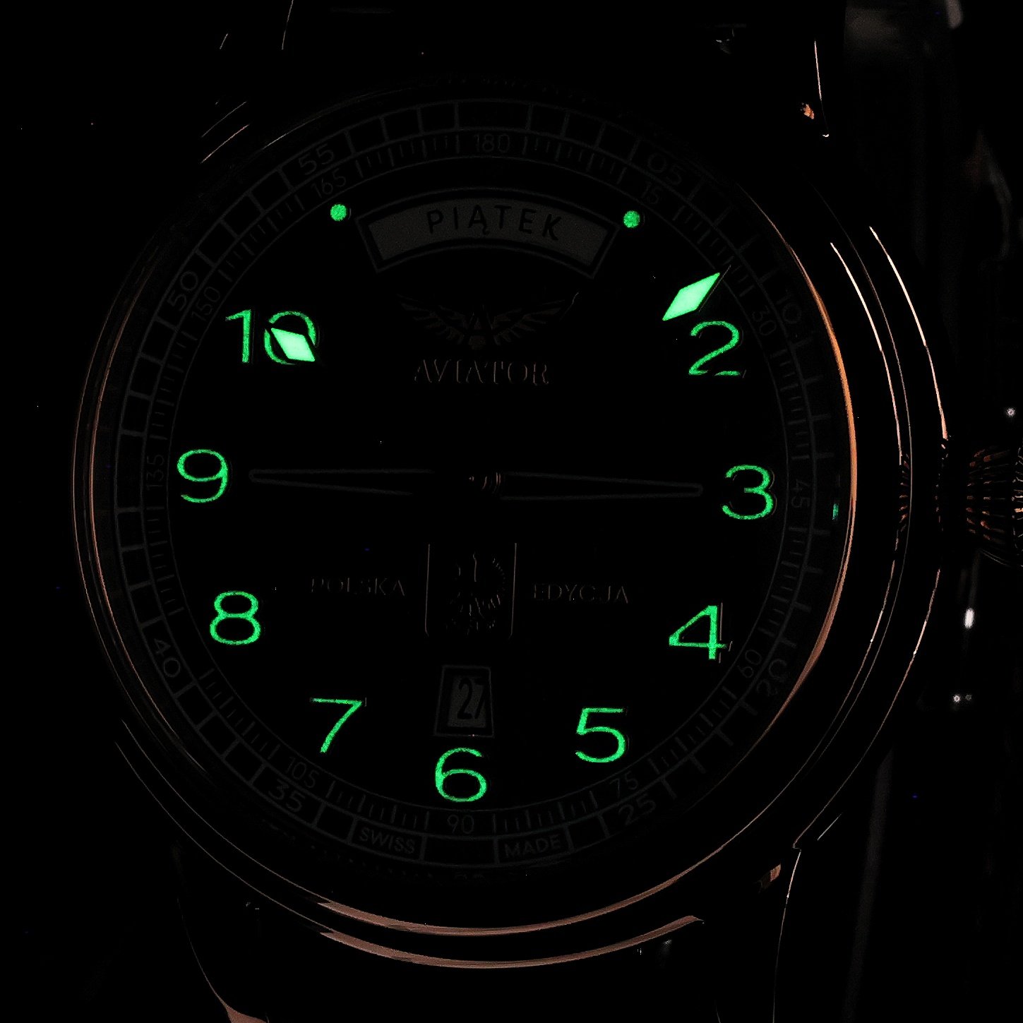 Aviator V34423954 Douglas Douglas Polish Edition Day-Date Stanisław Skarżyński 2026 pasek