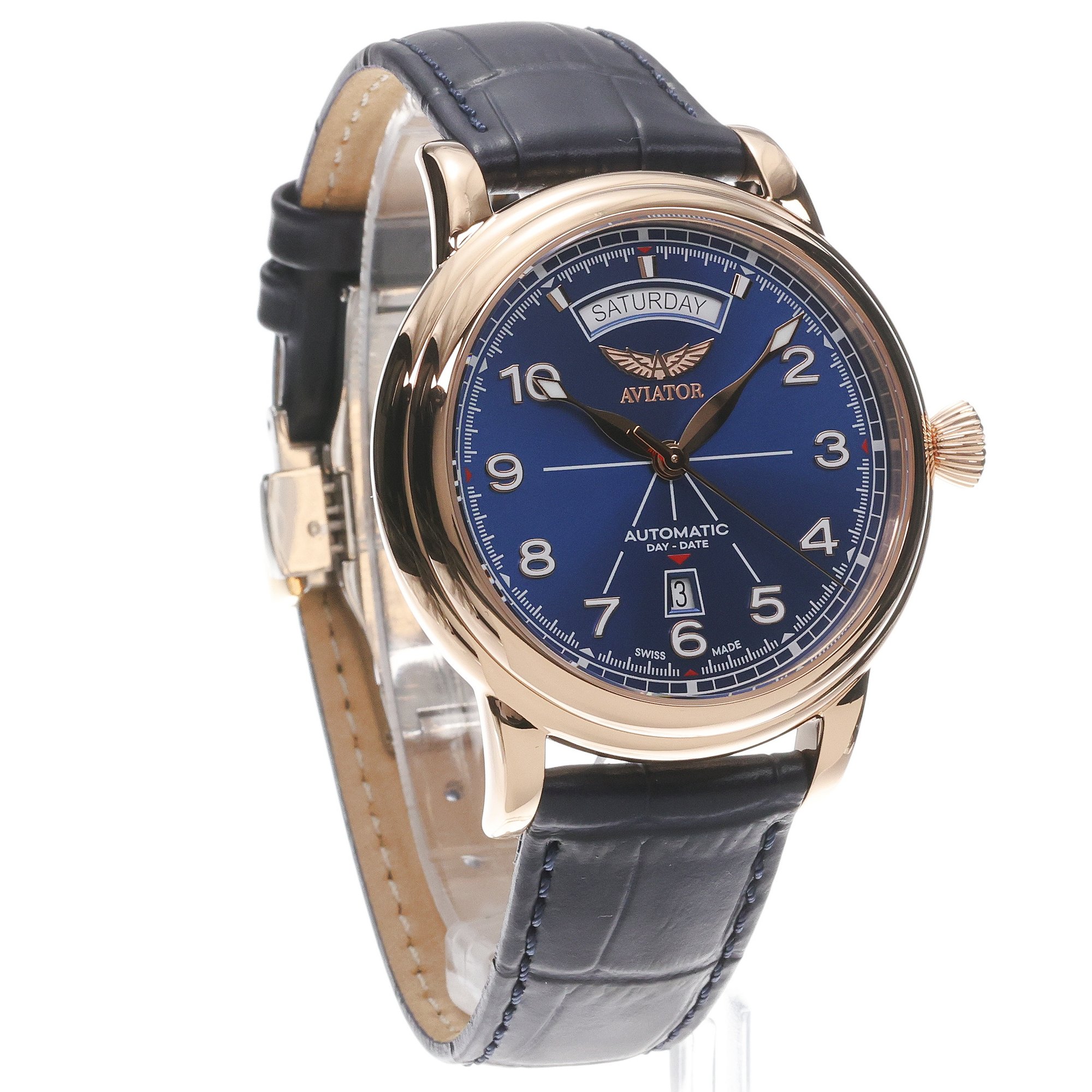 Aviator V34424024 męski zegarek Douglas pasek - miniatura 3