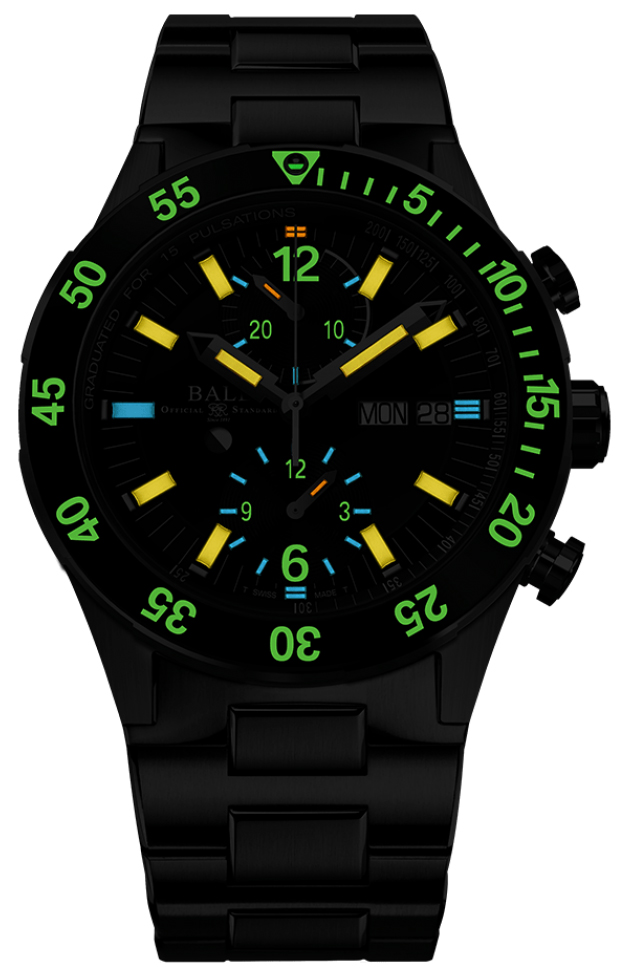 Roadmaster Rescue Chronograph Ball DC3030C-S-BK - hover