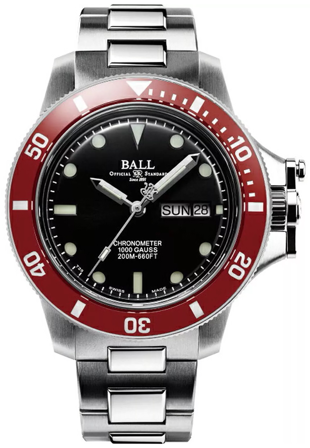 Zegarek Ball DM2118B-S2CJ-BK
