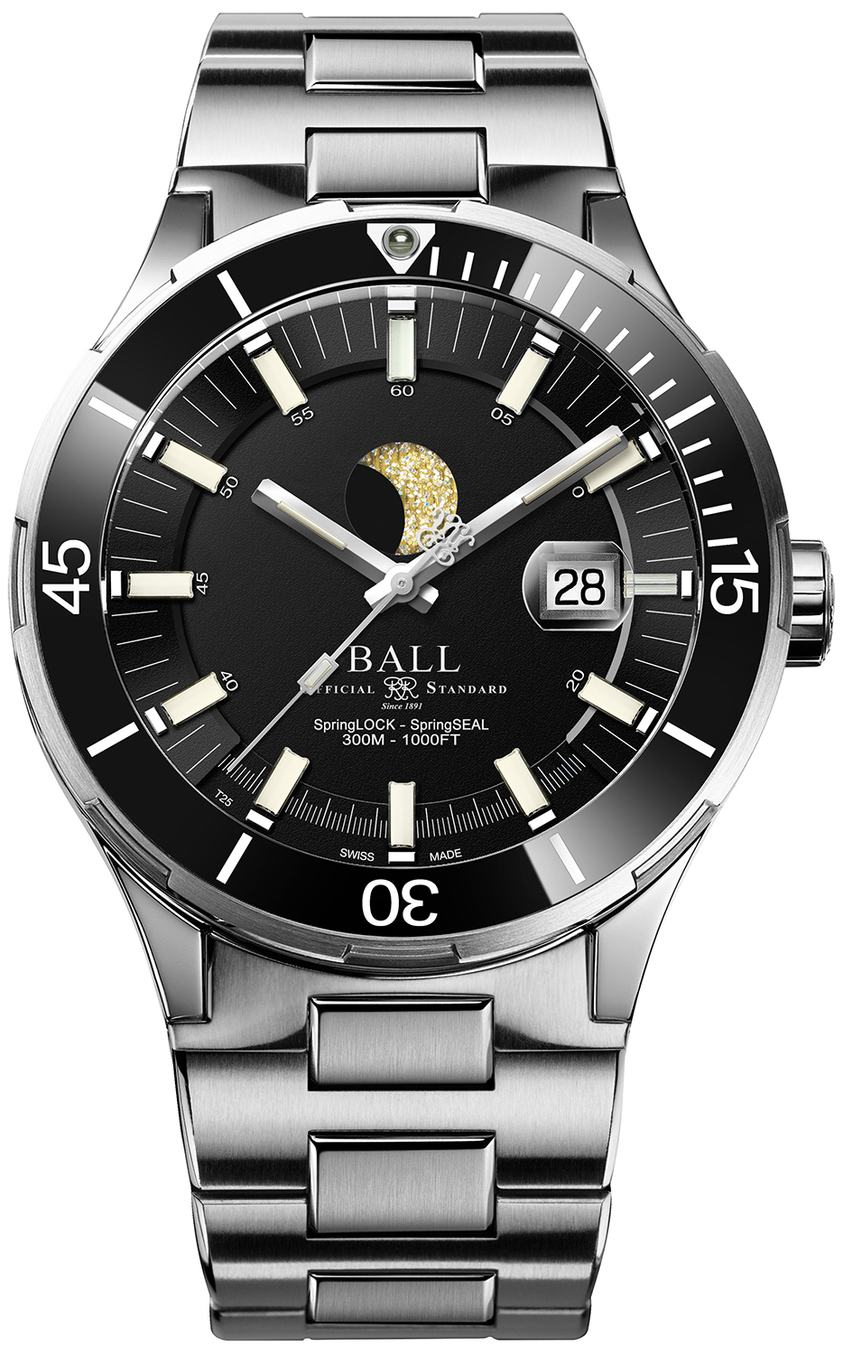 Zegarek Ball DM3130B-S13J-BK