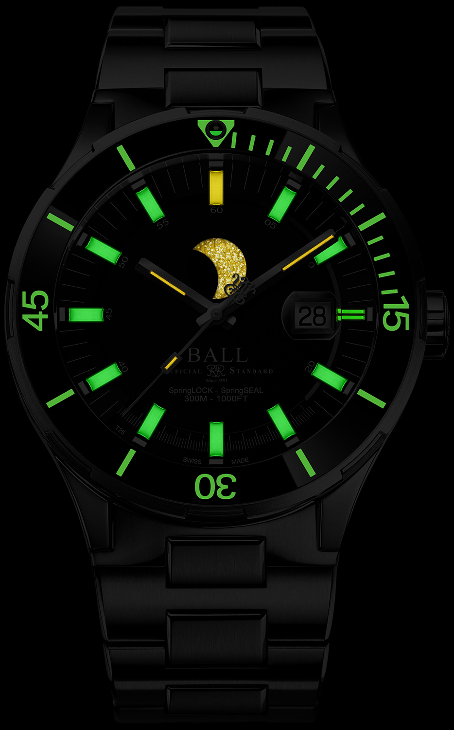 Ball DM3130B-S13J-BK zegarek męski Roadmaster