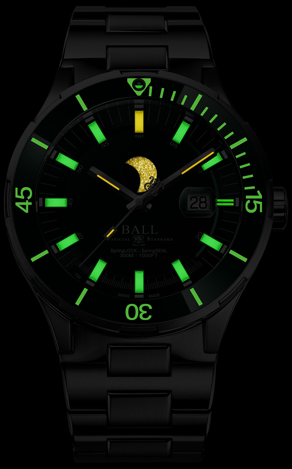 Ball DM3150B-S13J-GR zegarek męski Roadmaster