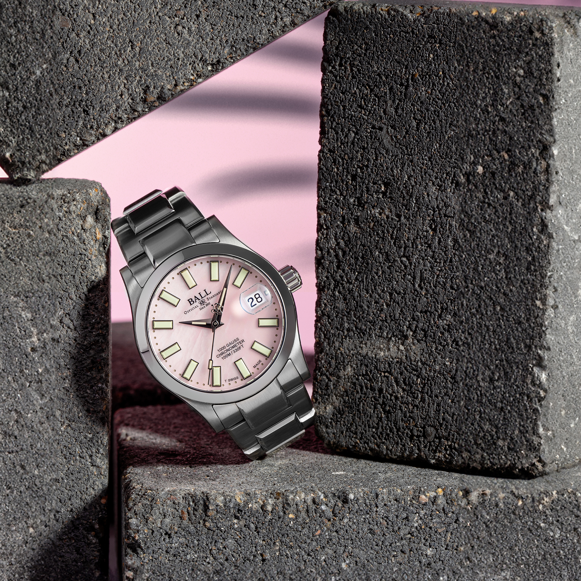 Ball NL9616C-S1C-PK damski zegarek Engineer III bransoleta - miniatura 3