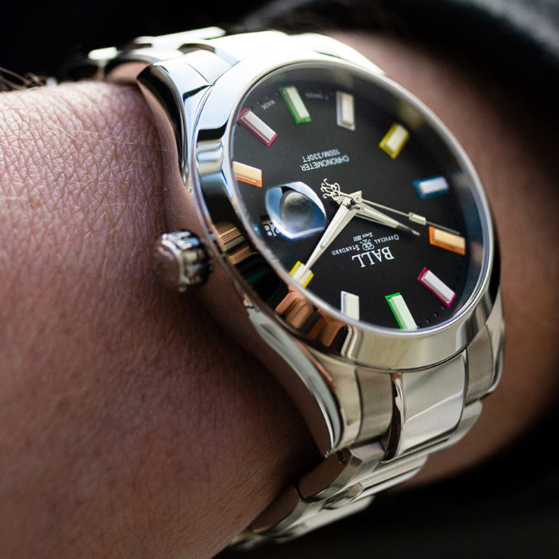 Ball NM2026C-S28C-BK męski zegarek Engineer III bransoleta