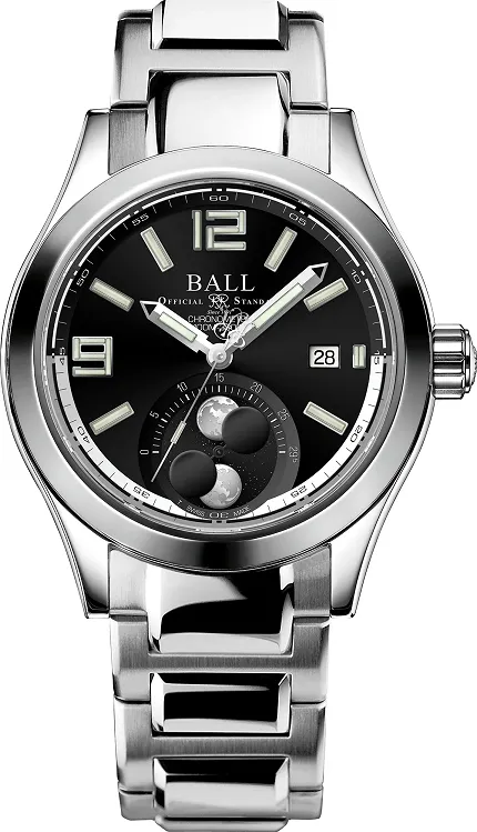 Ball NM2282C-S1C-BK Engineer II Engineer II Moon Phase Chronometer 41 mm - zdjęcie 1