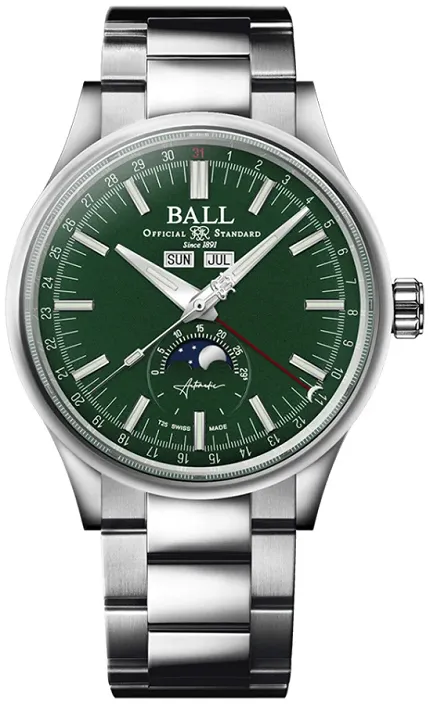 Ball NM3016C-S1J-GR Engineer II Engineer II Moon Calendar 40mm - zdjęcie 1