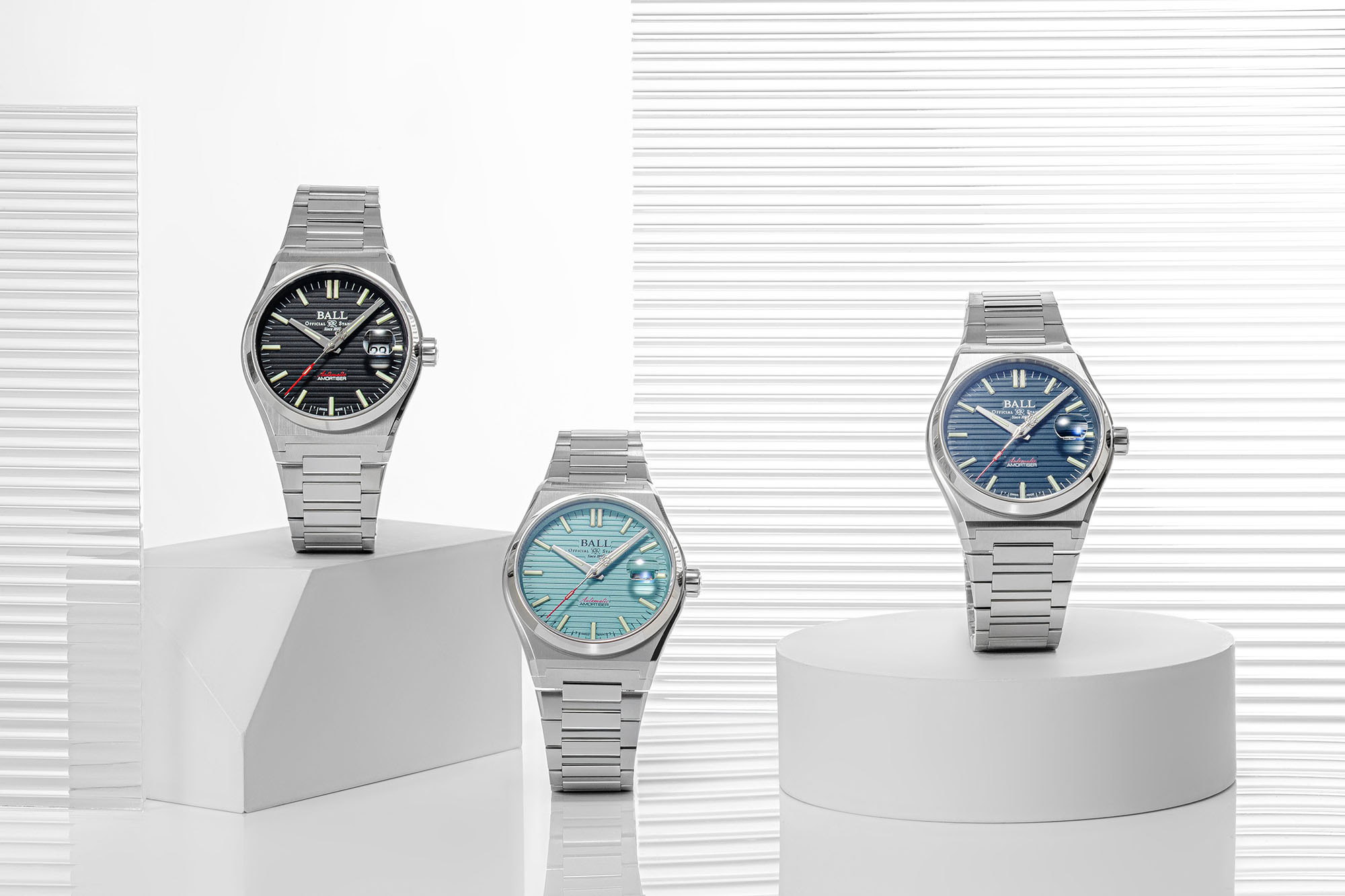 Ball NM9050C-S1-BE męski zegarek Roadmaster bransoleta