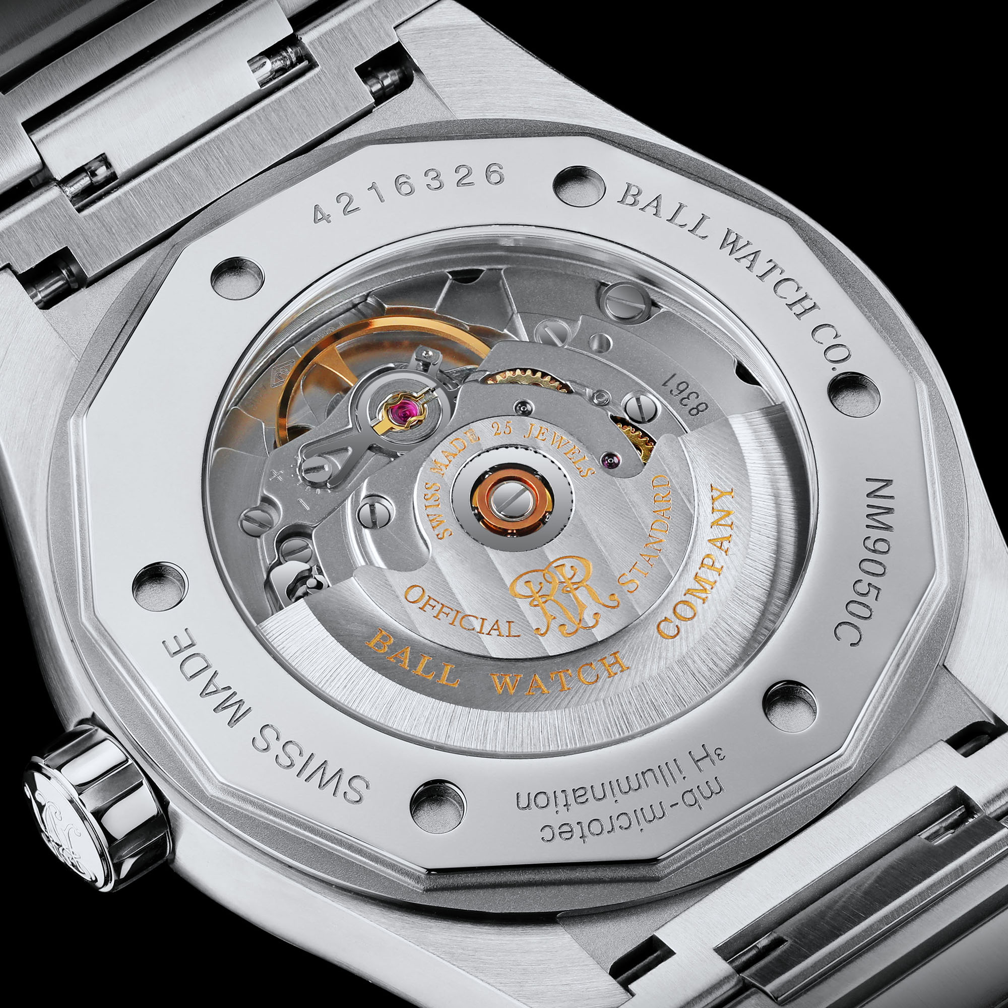 Ball NM9050C-S1-BE zegarek męski klasyczny Roadmaster bransoleta