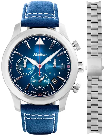 Balticus BALFSQCHBLU-P Flying Seal Flying Seal 44mm Niebieski Limited Edition 80szt