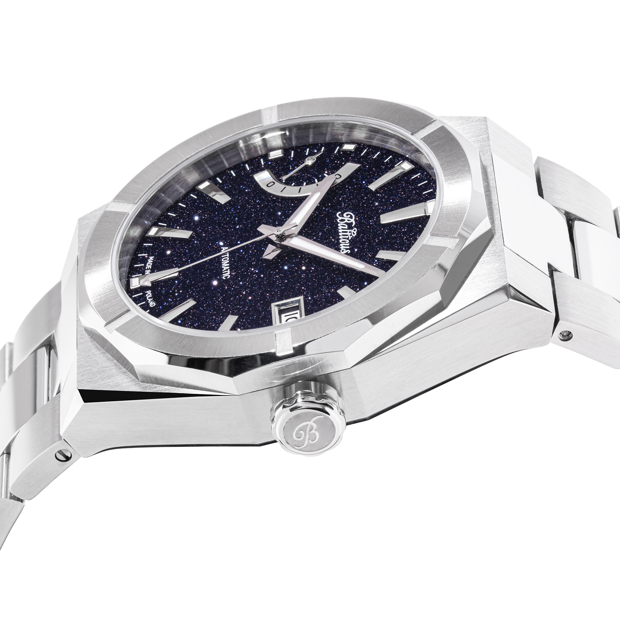Balticus BALSDSPRA-P Gwiezdny Pył 40mm Awenturyn Power Reserve Automatic zegarek sportowy Gwiezdny Pył