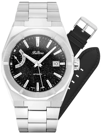 Balticus BALSDSPRBA Gwiezdny Pył Gwiezdny Pył 40mm Czarny Power Reserve Automatic