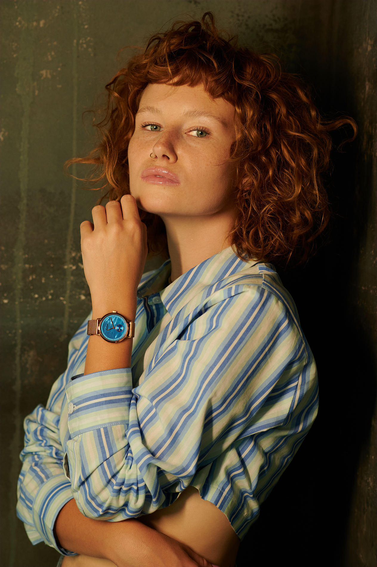 Balticus BLT-BALNSRBL New Sky Rose Gold Blue Pearl zegarek klasyczny Sky