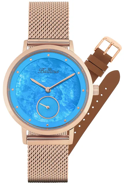 Balticus BLT-BALNSRBL Sky New Sky Rose Gold Blue Pearl