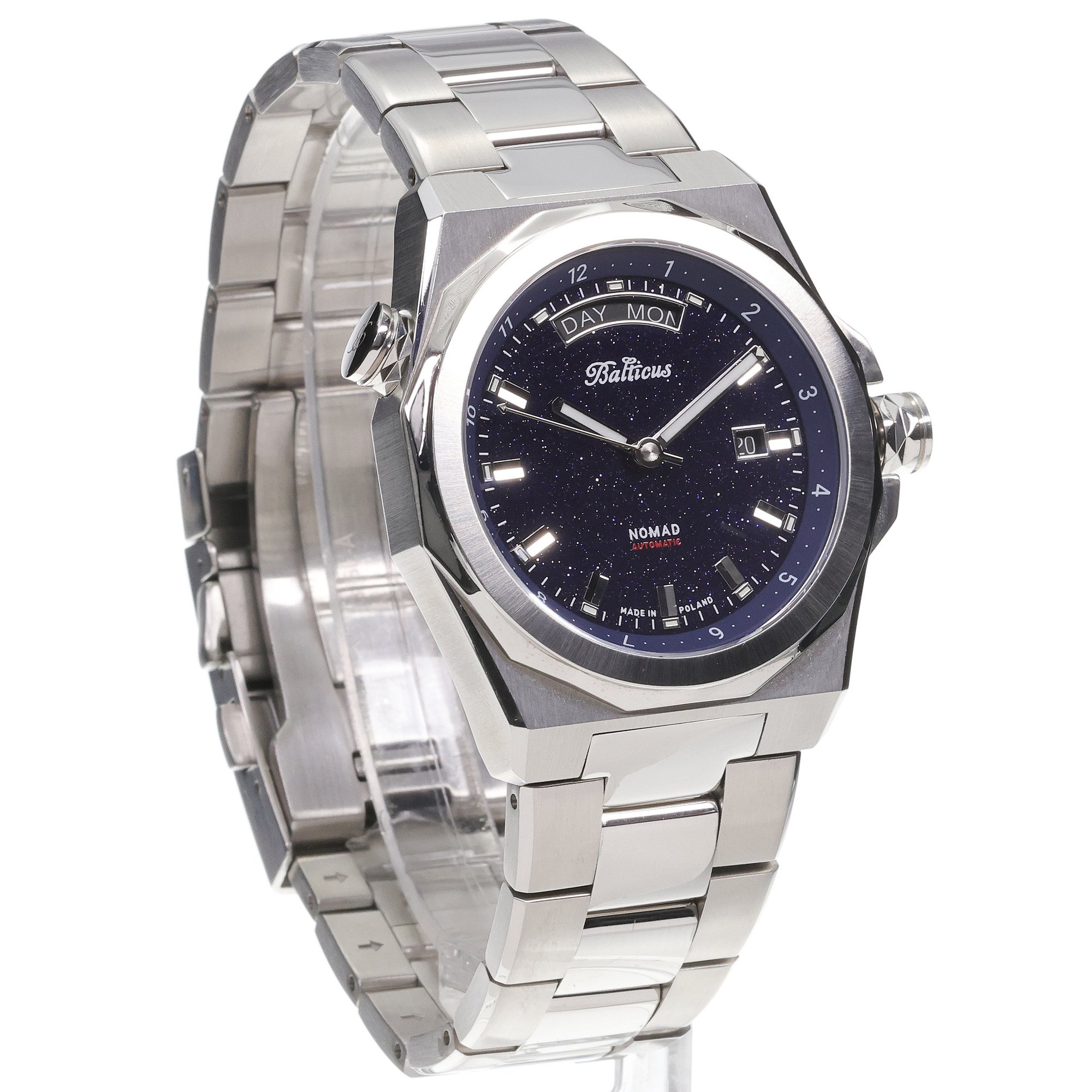 Balticus BLT-NOMAD Gwiezdny Pył Nomad Automatic Limited Edition zegarek męski klasyczny szafirowe