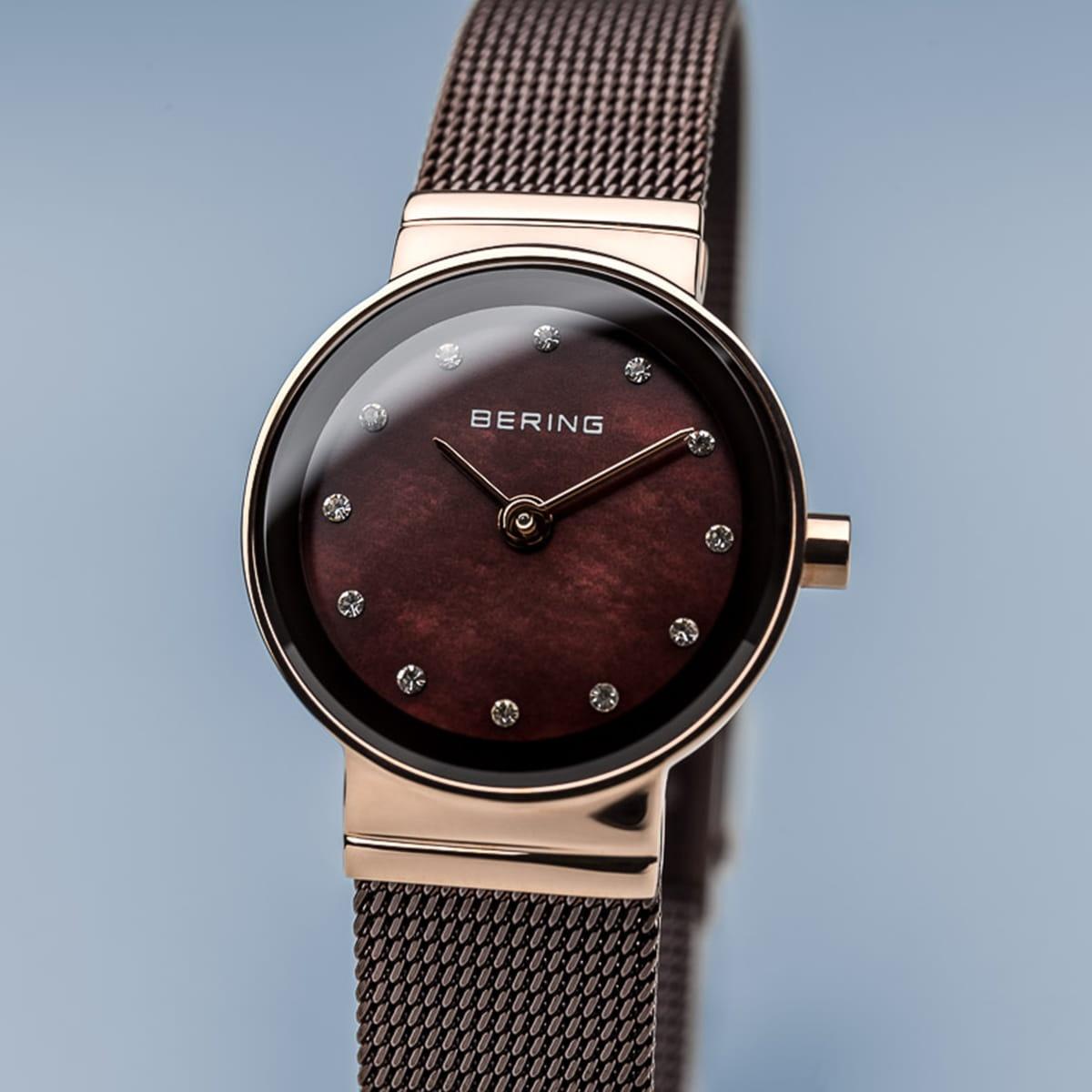 Bering 10122-265 zegarek różowe złoto klasyczny Classic bransoleta