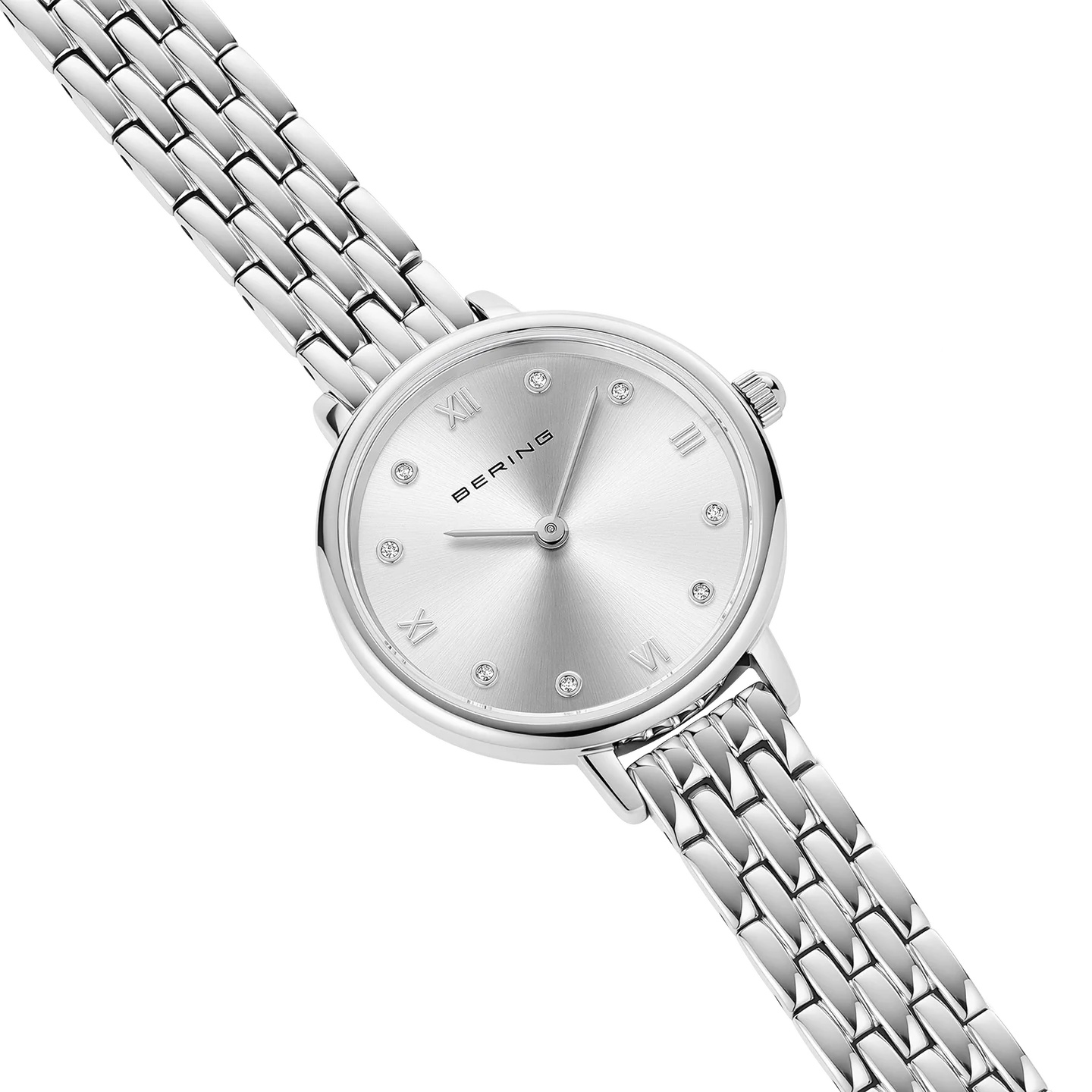 Bering 11028-700 zegarek srebrny klasyczny Classic bransoleta - miniatura 3