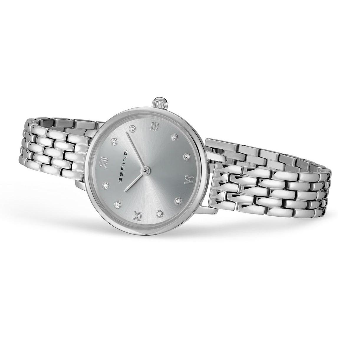 Bering 11028-700 zegarek srebrny klasyczny Classic bransoleta - miniatura 2