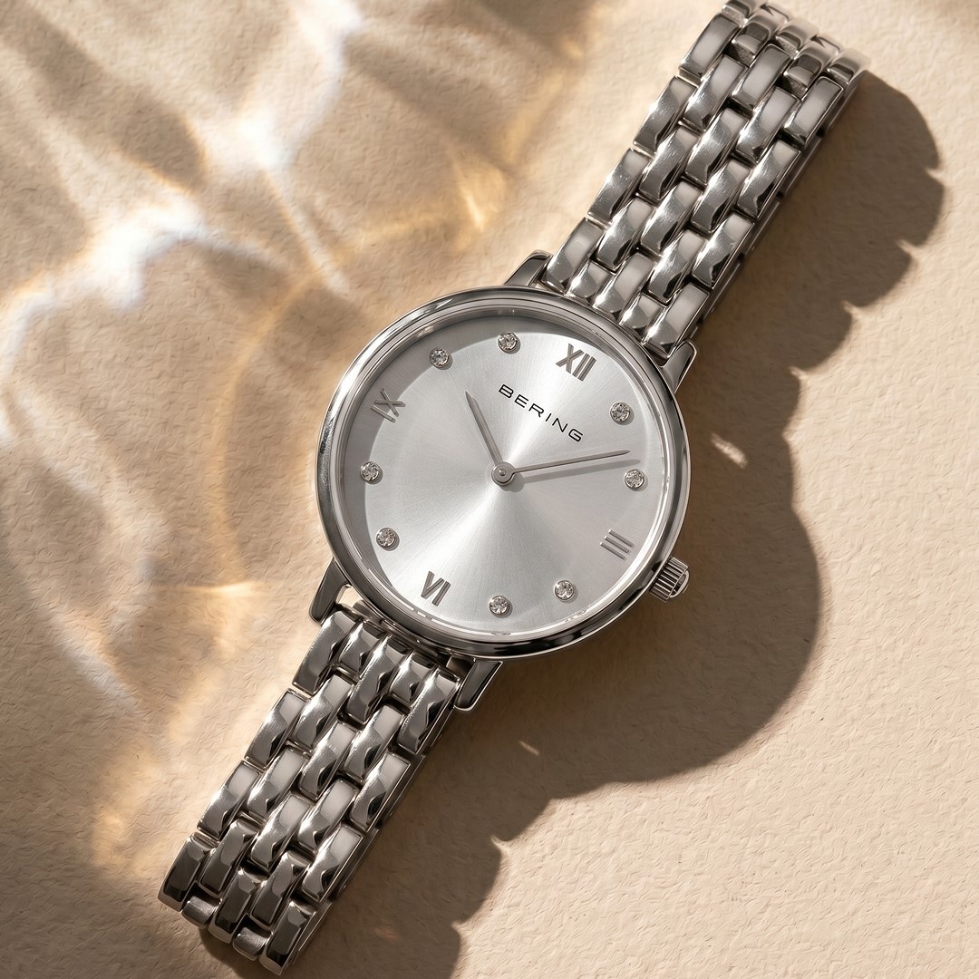 Bering 11028-700 zegarek srebrny klasyczny Classic bransoleta - miniatura 7