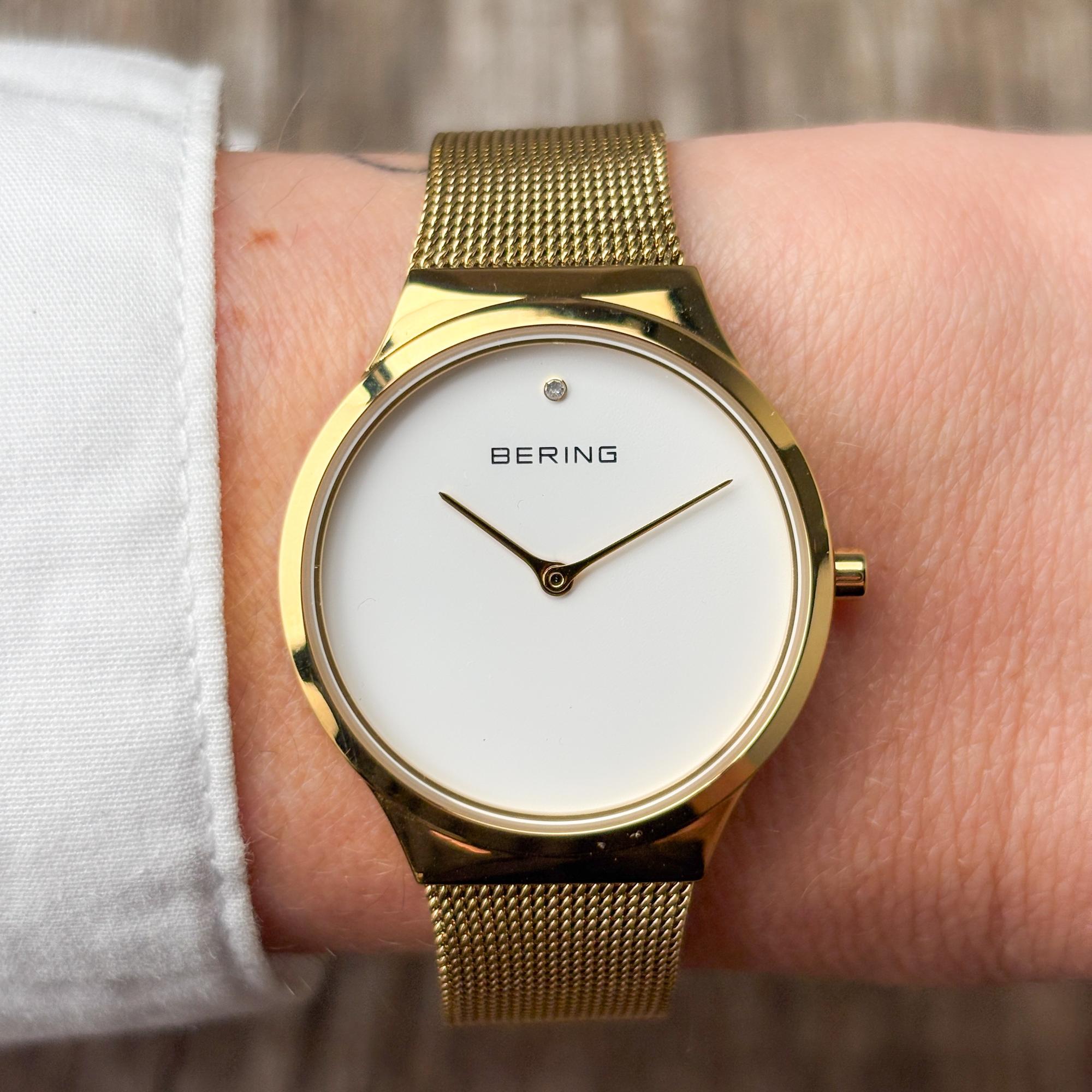 Bering 12131-334 zegarek złoty klasyczny Classic bransoleta