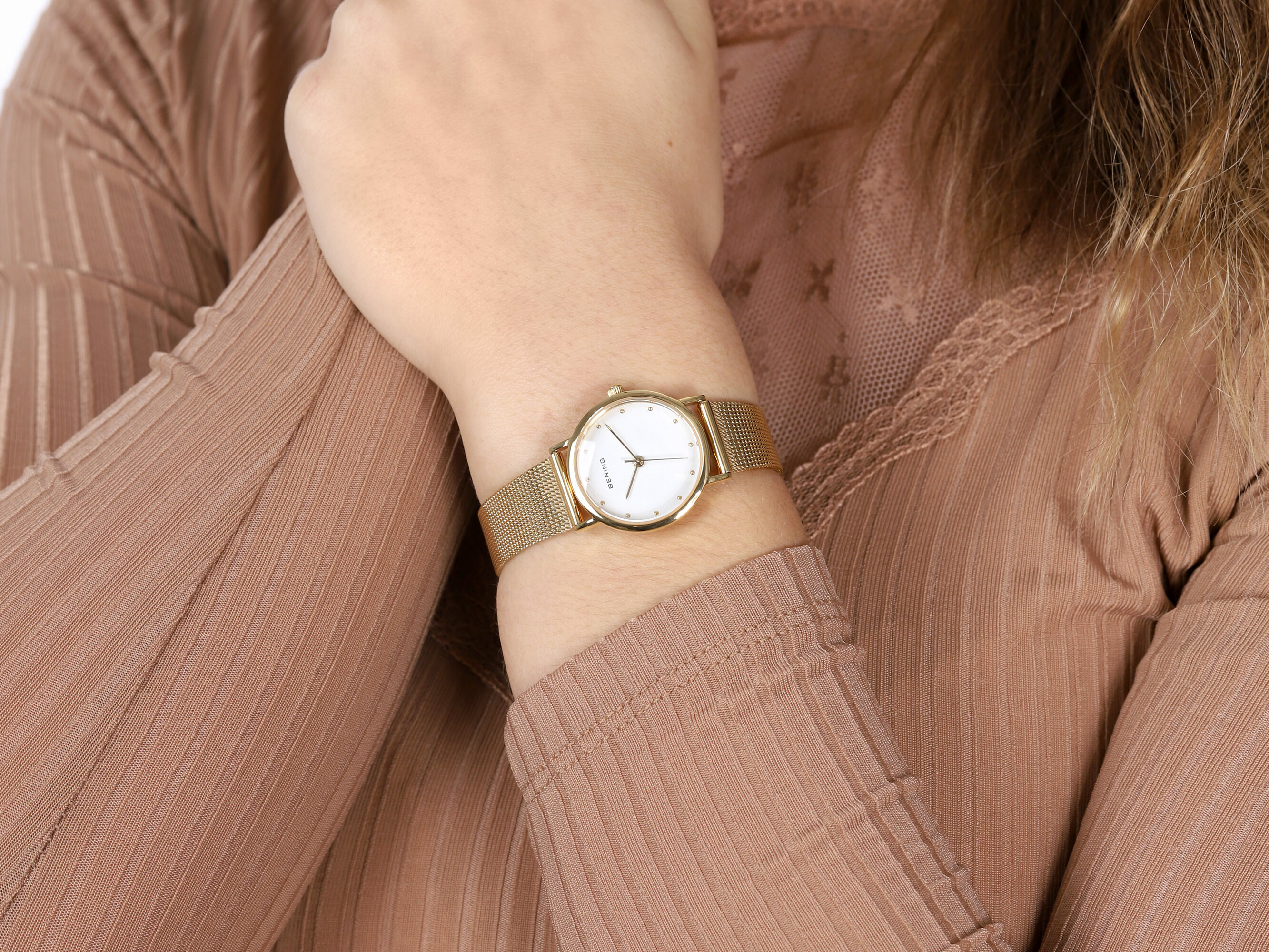Bering 13426-334 Classic fashion/modowy zegarek złoty - miniatura 2