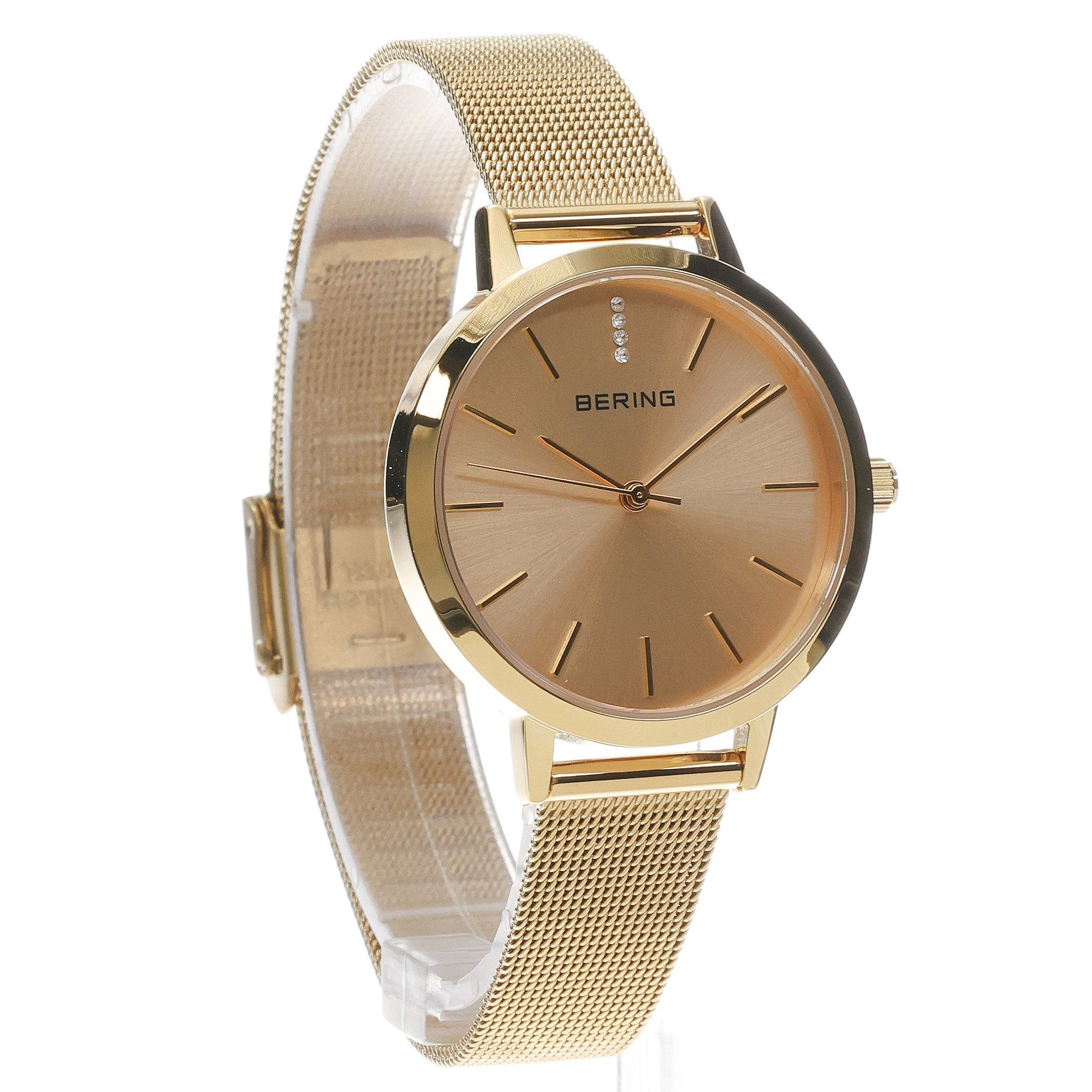 Bering 13434-333 Classic klasyczny zegarek złoty - miniatura 3