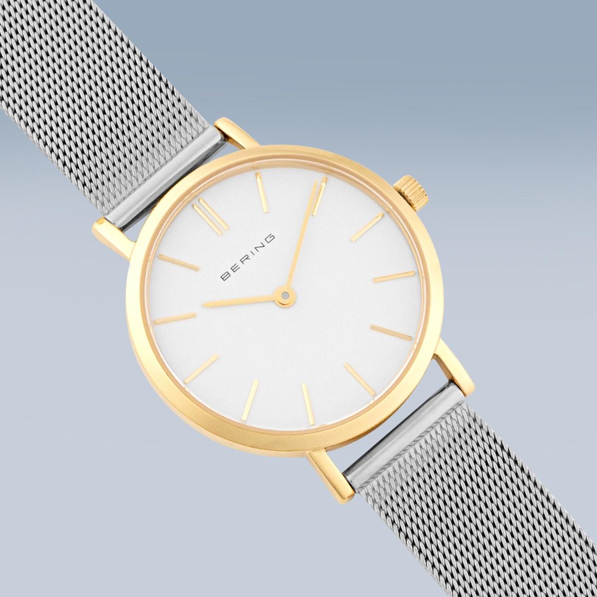 Bering 14129-014 zegarek złoty klasyczny Classic bransoleta - miniatura 3