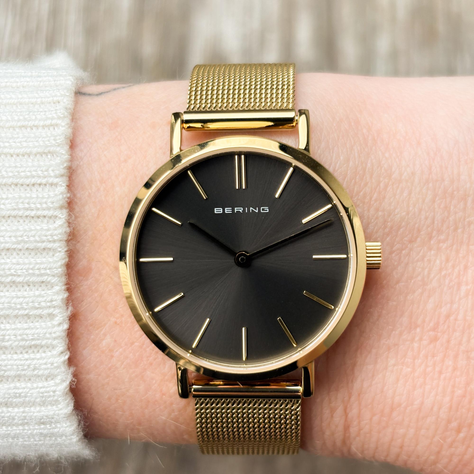 Bering 14129-339 zegarek złoty klasyczny Classic bransoleta