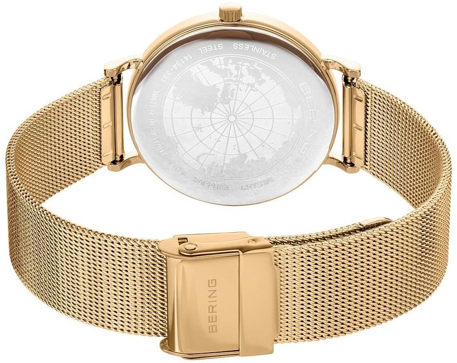 Bering 14134-331 Classic fashion-modowy zegarek złoty - miniatura 7