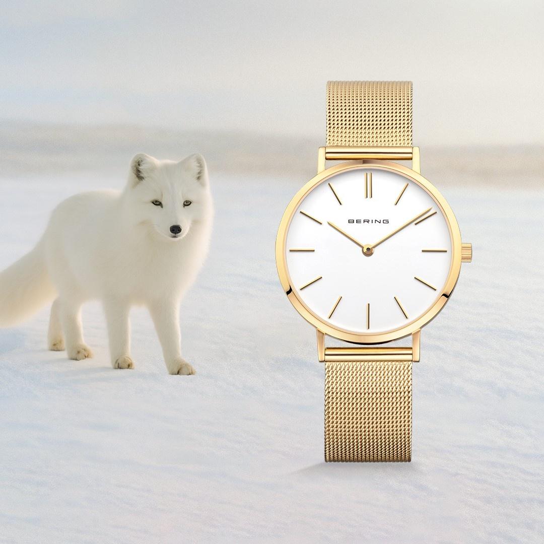 Bering 14134-331 zegarek damski Classic złoty - miniatura 10